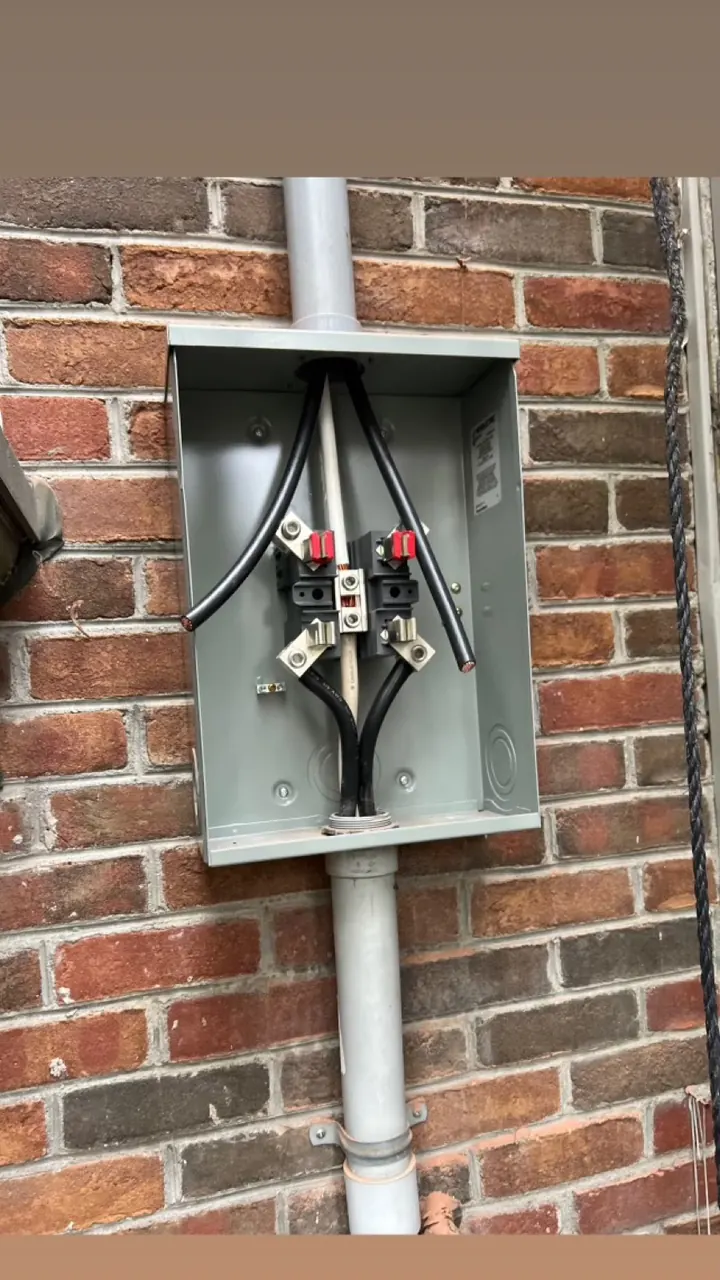 Exterior electrical repair work by Tesla Pro Electric Inc.